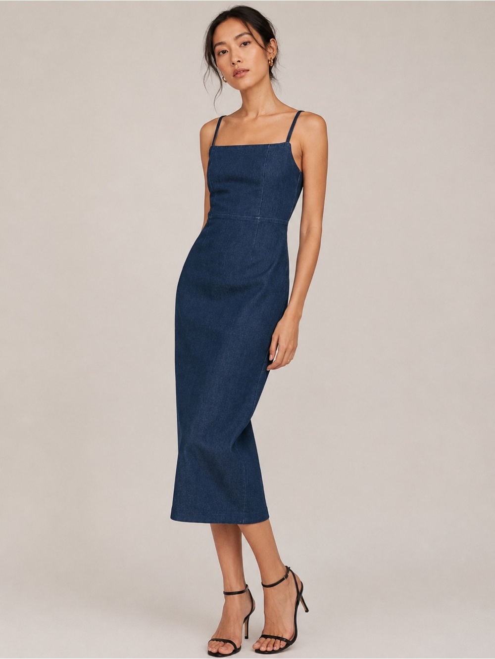 Jason Wu Denim Midi Dress | Size Small 💙